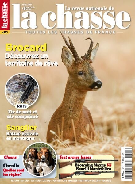 La Revue nationale de La chasse – Aout 2024 Cover