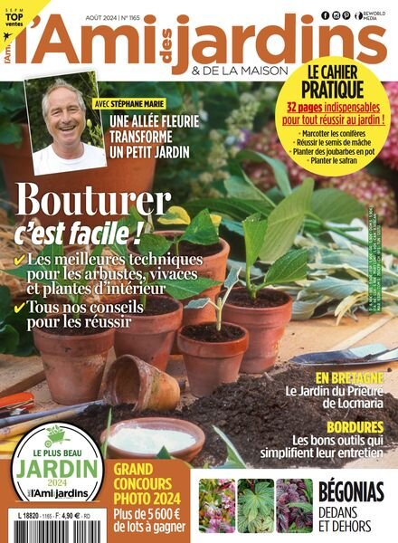 L’Ami des Jardins – Aout 2024 Cover