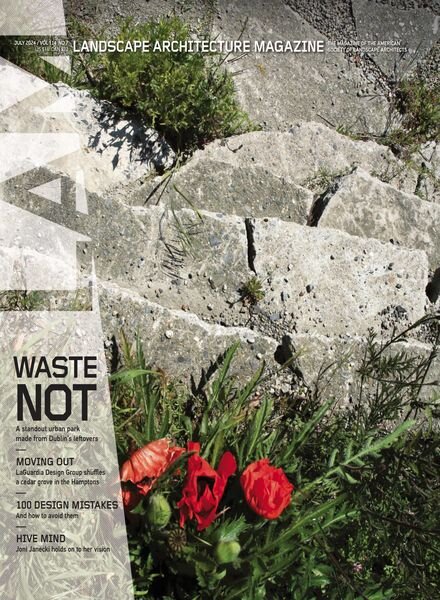 Landscape Architecture Magazine USA – July 2024 Cover