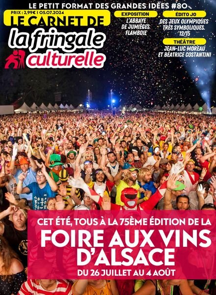 Le Carnet de La Fringale Culturelle – 10 Juillet 2024 Cover