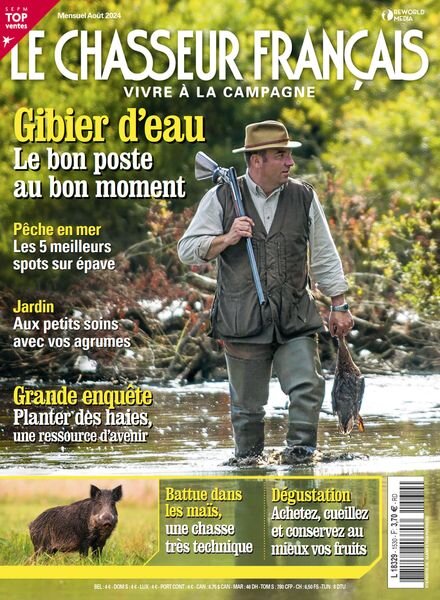 Le Chasseur Francais – Aout 2024 Cover