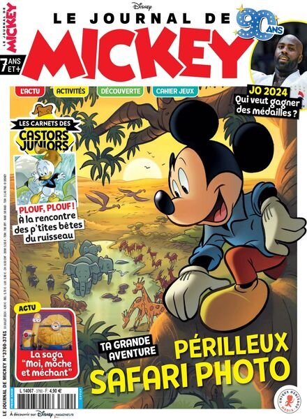 Le Journal de Mickey – 10 Juillet 2024 Cover