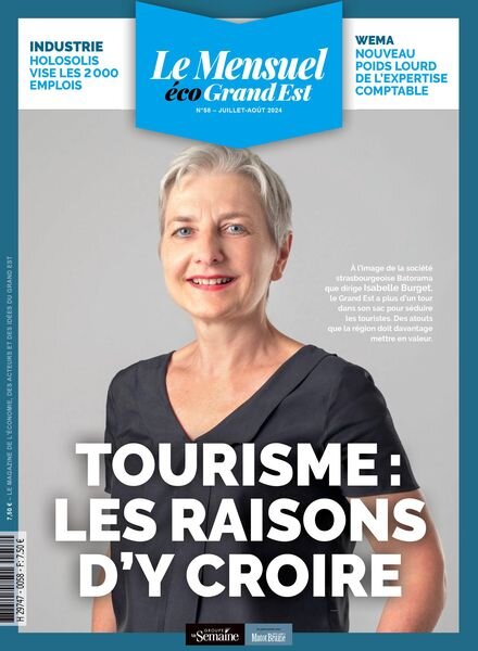 Le Mensuel Grand Est – Juillet-Aout 2024 Cover