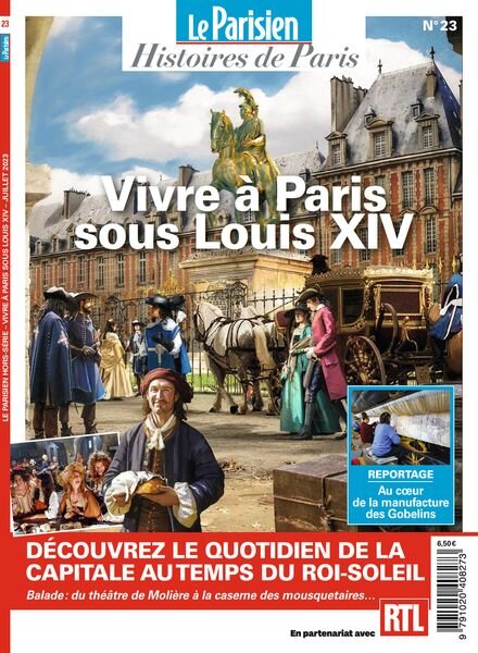 Le Parisien – Hors-Serie Histoires de Paris – Juillet 2023 Cover