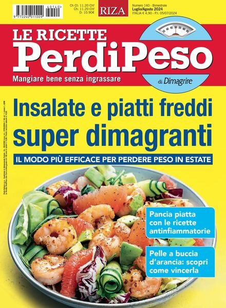 Le Ricette PerdiPeso – Luglio-Agosto 2024 Cover