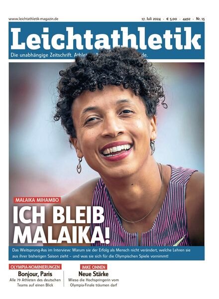 Leichtathletik – 17 Juli 2024 Cover