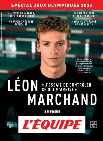 L’Equipe Magazine – 20 Juillet 2024 Cover