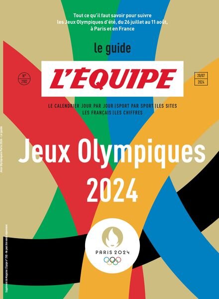L’Equipe Supplement – 20 Juillet 2024 Cover