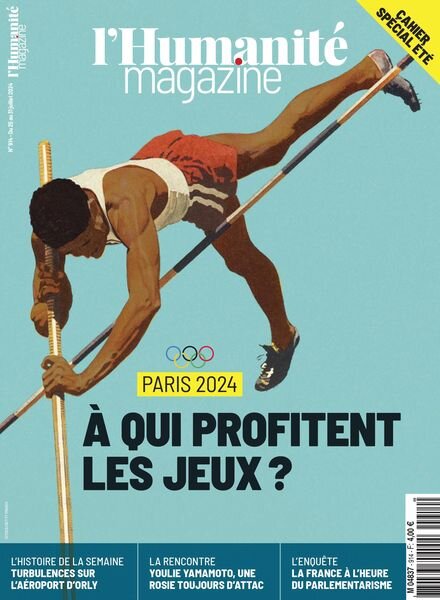 L’Humanite Magazine – 26 Juillet 2024 Cover