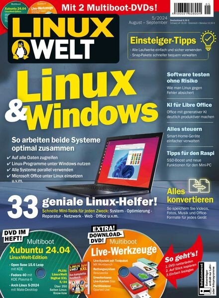 Linux Welt – August-September 2024 Cover