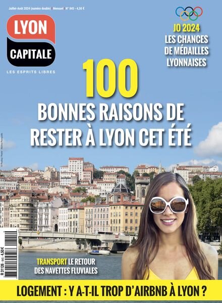 Lyon Capitale – Juillet-Aout 2024 Cover