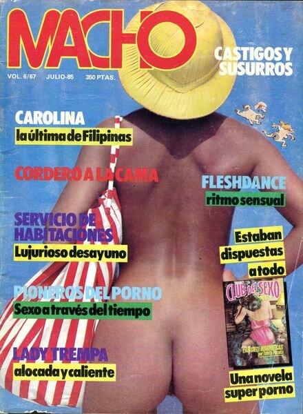 Macho – Vol 6 N 67 Julio 1985 Cover