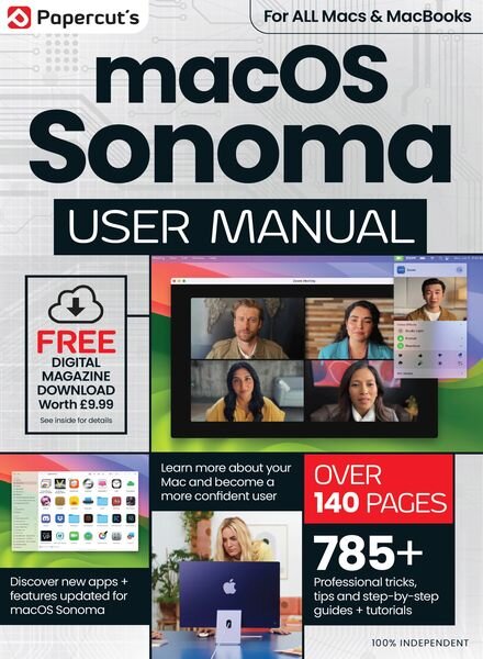 macOS Sonoma User Manual – June 2024 Cover