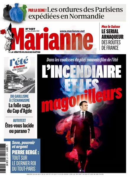 Marianne – 18 Juillet 2024 Cover