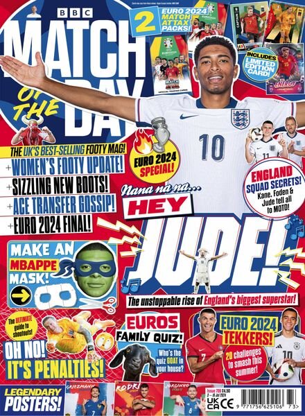 Match of the Day – Issue 706 – 3 July 2024 Cover