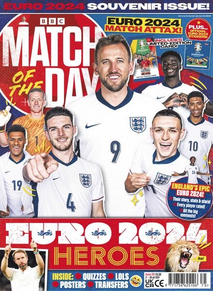 Match of the Day – Issue 707 – 17 July 2024 Cover