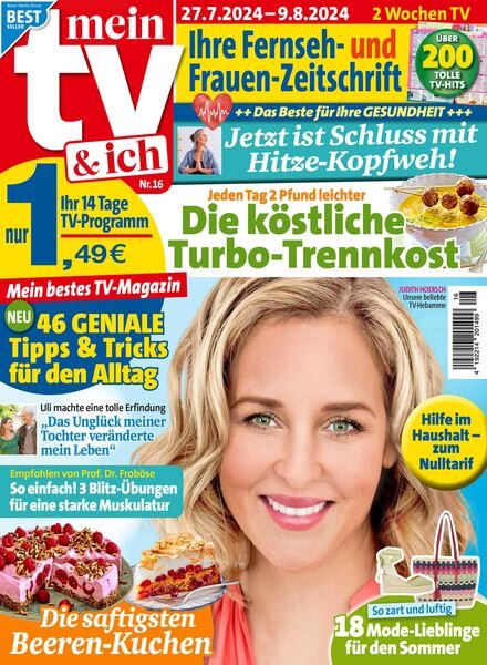mein TV und ich – 18 Juli 2024 Cover
