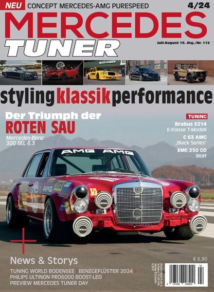 Mercedes Tuner – Juli-August 2024 Cover