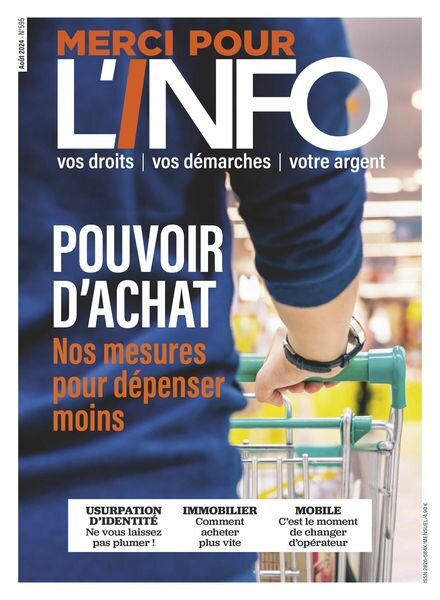 Merci Pour L’info – Aout 2024 Cover