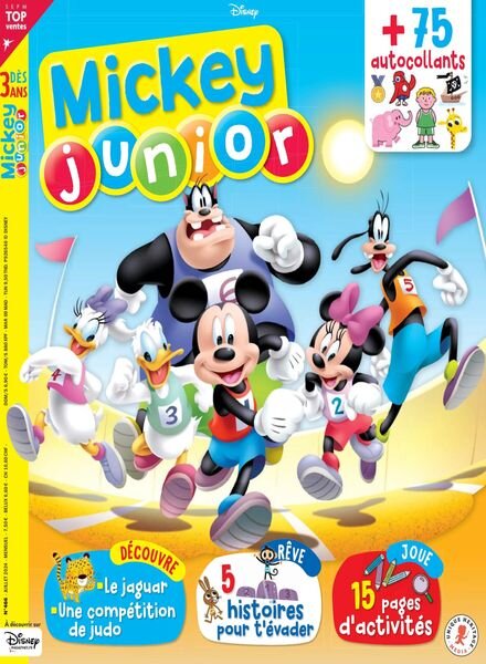 Mickey Junior – Juillet 2024 Cover