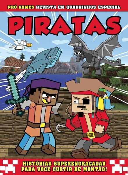 Minecraft Revista em Quadrinhos – Julho 2024 Cover