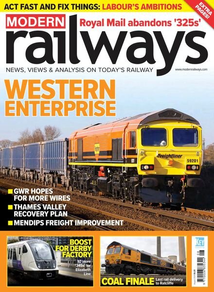 Modern Railways – August 2024 Cover