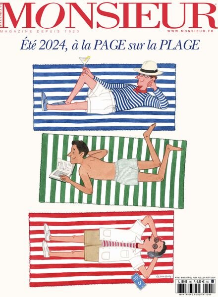 Monsieur – Juin-Aout 2024 Cover