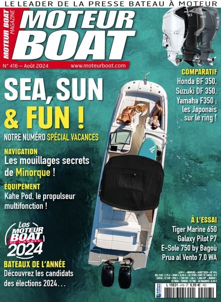 Moteur Boat – Aout 2024 Cover