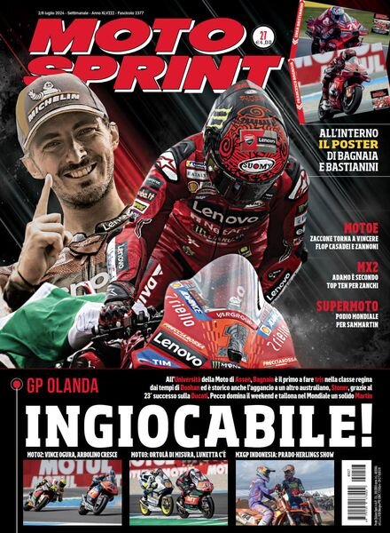 Moto Sprint – 2 Luglio 2024 Cover