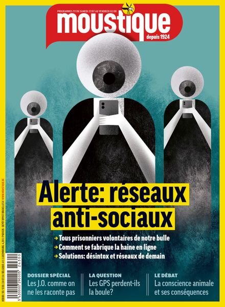Moustique Magazine – 24 Juillet 2024 Cover