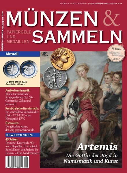 Munzen & Sammeln – Juli-August 2024 Cover