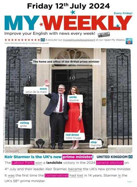 My Weekly fr – 12 Juillet 2024 Cover