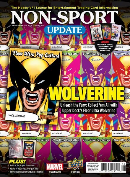 Non-Sport Update – August-September 2024 Cover