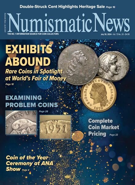 Numismatic News – July 30 2024 Cover