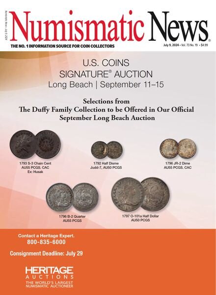 Numismatic News – July 9 2024 Cover