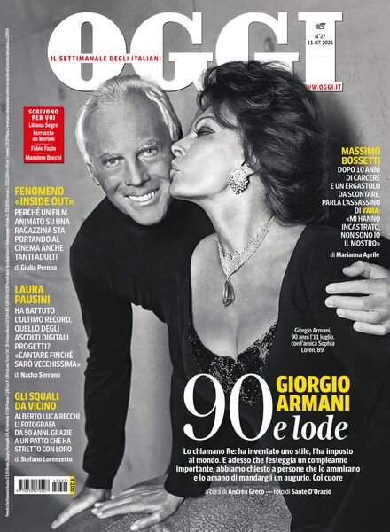 Oggi – 11 Luglio 2024 Cover