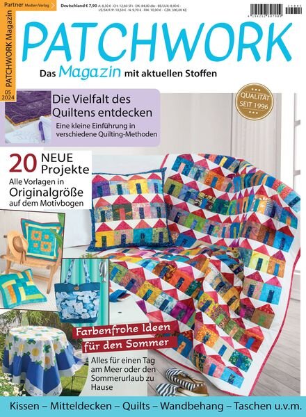 Patchwork Magazin – Juli 2024 Cover