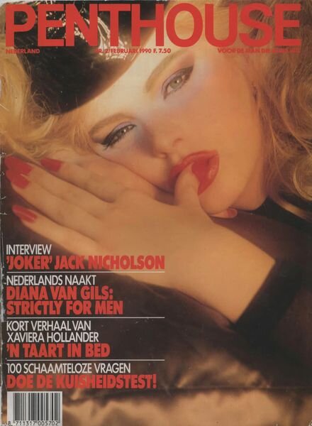 Penthouse Netherlands – Nr 2 Februari 1990 Cover