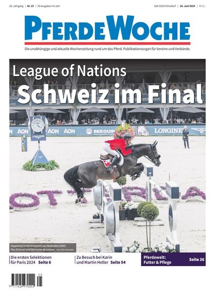 PferdeWoche – 26 Juni 2024 Cover