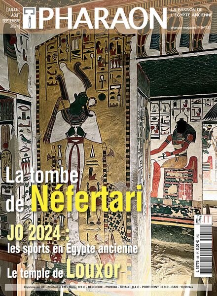 Pharaon Magazine – Juillet-Septembre 2024 Cover