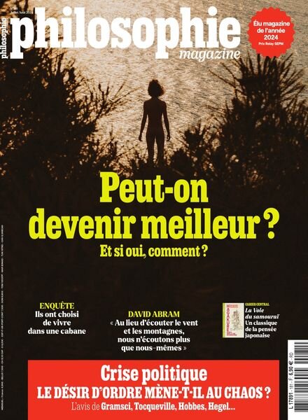 Philosophie Magazine France – Juillet-Aout 2024 Cover