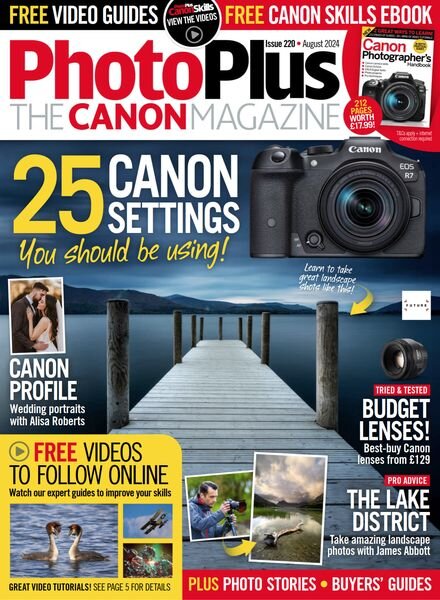 PhotoPlus The Canon Magazine – Issue 220 – August 2024 Cover