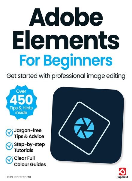 Photoshop Elements For Beginners – July 2024 Cover