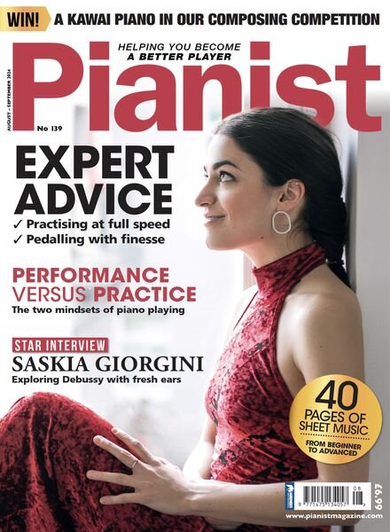 Pianist – Issue 139 – August-September 2024 Cover
