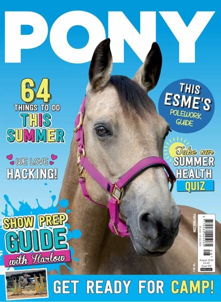 Pony Magazine – August 2024 Cover