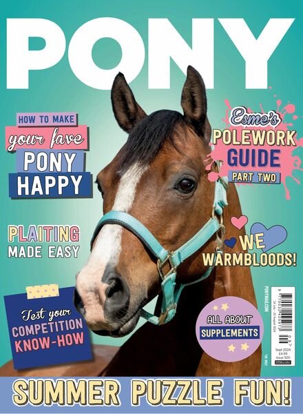 Pony Magazine – Issue 920 – September 2024 Cover