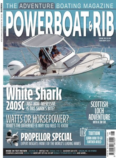 Powerboat & RIB – Issue 191 – August-September 2024 Cover