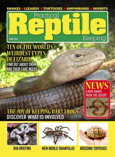 Practical Reptile Keeping – June 2024 Cover