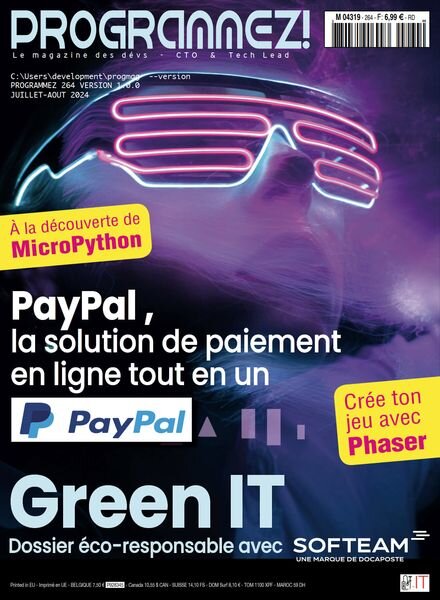 Programmez! – Juillet-Aout 2024 Cover