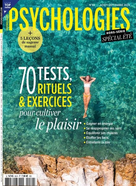 Psychologies – Hors-Serie N 84 – Aout-Septembre 2024 Cover